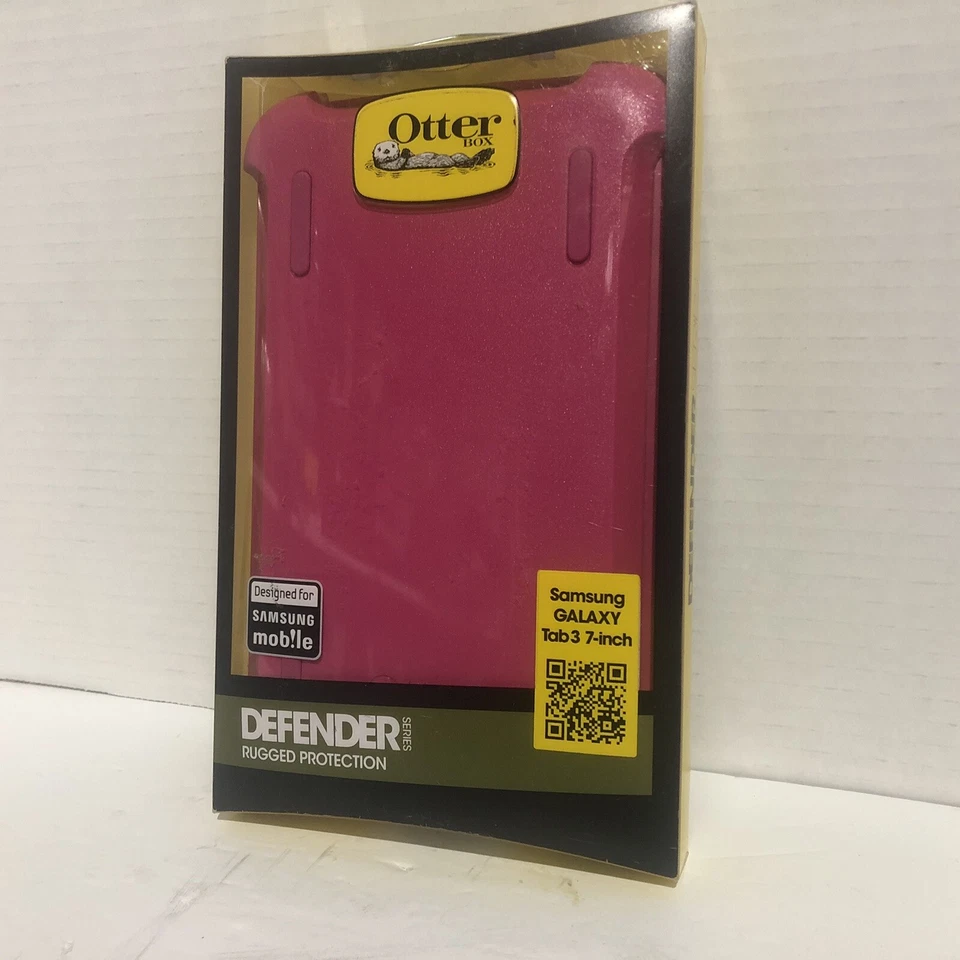 Otterbox Defender Series Case For Samsung Galaxy Tab 3  7” Peony Pink New Sealed - Image 3 of 4