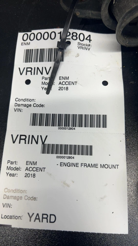 ✅ Montaje de cuadro de motor Hyundai Accent 2018 OEM Foto 4 de 4