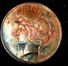 1923 PEACE DOLLAR TONED  id no. G-440