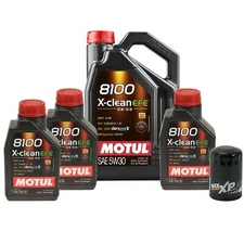 8L Motul 8100 X-CLEAN EFE 5W30 Wix XP Filter Engine Motor Oil Change Kit API SN