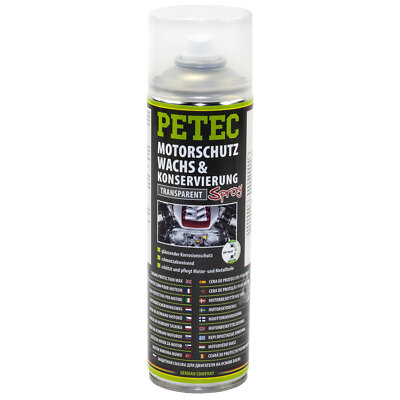 Motorschutzwachs Konservierung PETEC 73430 500 ml Spray transparent Versiegelung