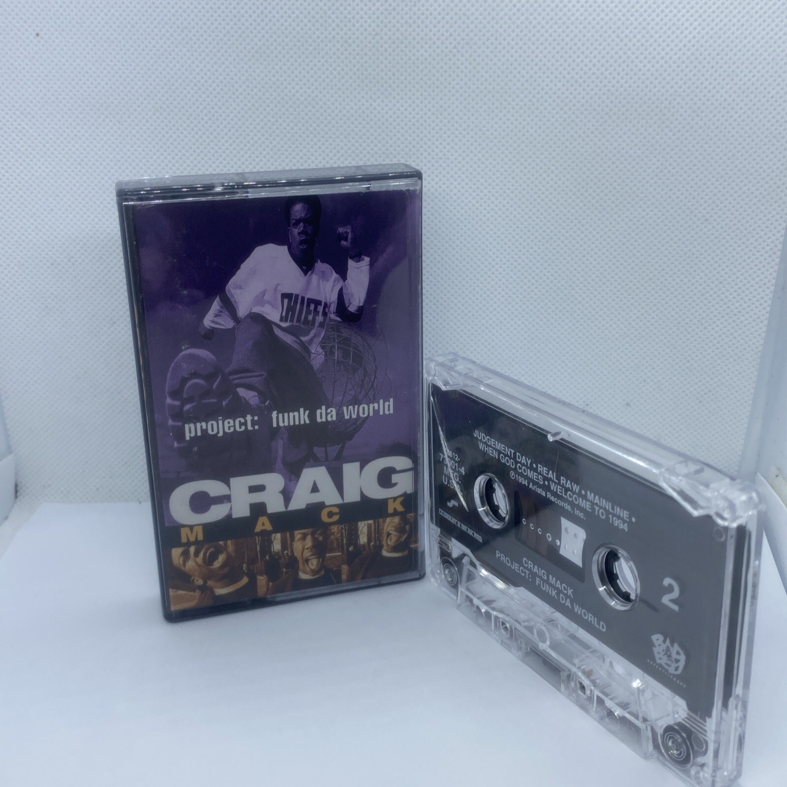 Craig Mack Project Funk the World Cassette 1994 Rare USA Import