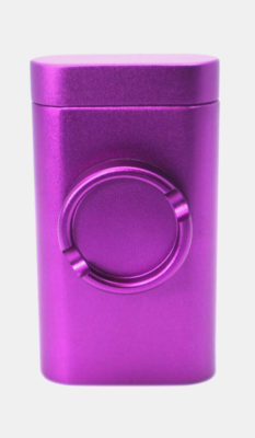 grinder cigarettes PURPLE Aluminum Dugout Grinder Cigarettes One Hitter Builtin Grinder Pocket