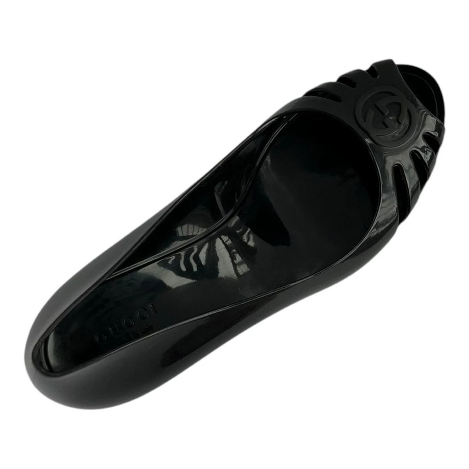 Cale pied droit bout ouvert Gucci Marola taille 39 ***UNE SEULE CHAUSSURE***