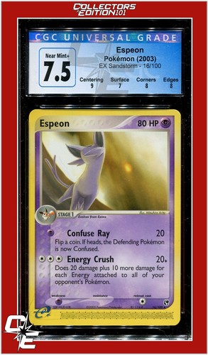 Espeon graded CGC 7.5 for sale on eBay