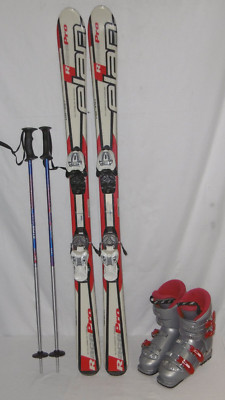 Elan ''Race Pro'' Ski Junior Allround Carver 130 cm + Ski Boots Size: 38 in Set