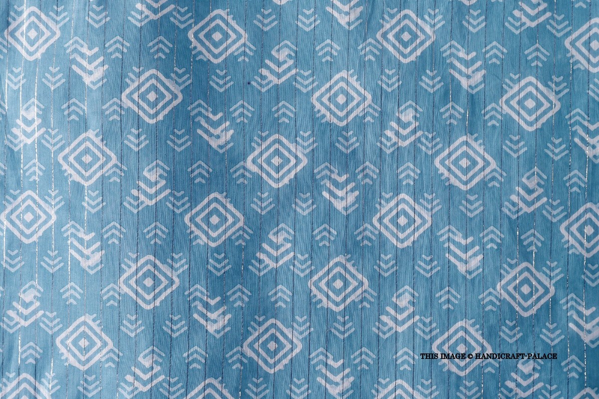 Indien Main Bloc Imprimé 100% Coton Voile Tissu Serviette Set 12 Pcs
