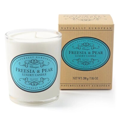 The Somerset Toiletry Co: Luxus-Duftkerze im Glas ''Freesia & Pear'', 200 g, 40 h