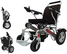 RANGER D09 XL SUPER LIGHTWEIGHT WEATHERPROOF STURDY FOLDING POWER WHEELCHAIR