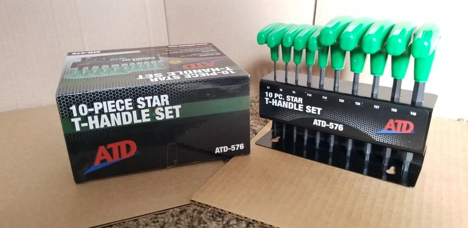 ATD 10-piece Star T-Handle Set (T7-T40 Sizes). - Image 4 of 4
