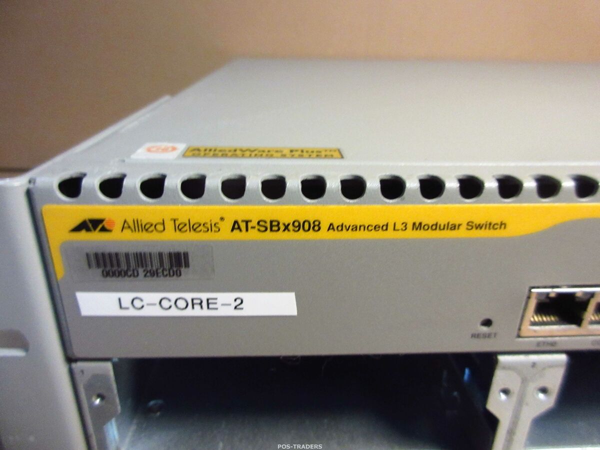 ALLIED TELESIS AT-SBX908 SwitchBlade x908 Layer 3 Modular ALLIED TELESIS AT-SBX908 SwitchBlade x908 Layer 3 Modular