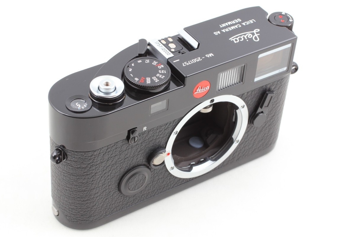 ⏯ Millennium Black Paint Finish [Unused Box] Leica M6 0.72 TTL