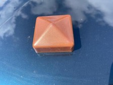 METAL FENCE POST CAPS | Oxide Red / Zinc Dip Galvanised / Epoxy Black-ALL SIZES