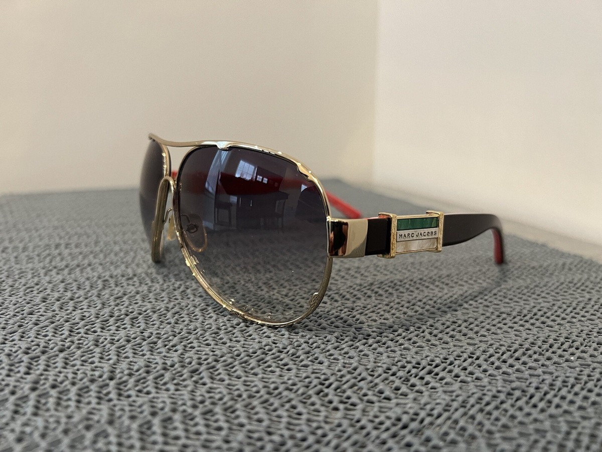 AUTHENTIC MARC JACOBS AVIATOR SUNGLASSES MJ 213/S Silver  display picture 1
