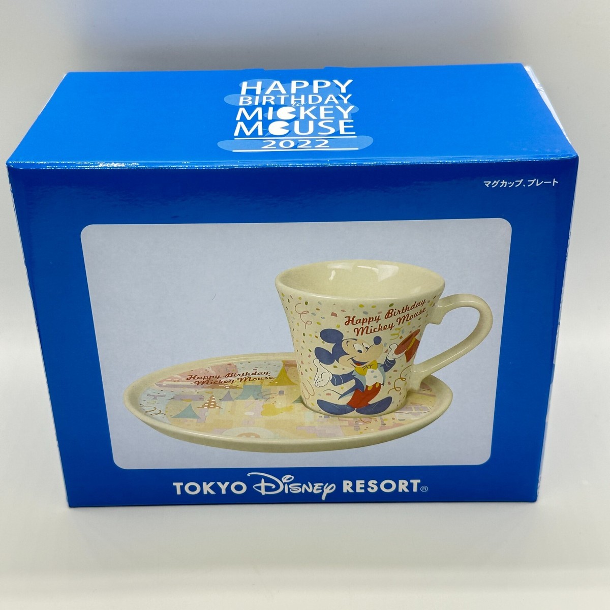 IN HAND Tokyo Disney Resort 2022 Mickey Happy Birthday Mug Cup 