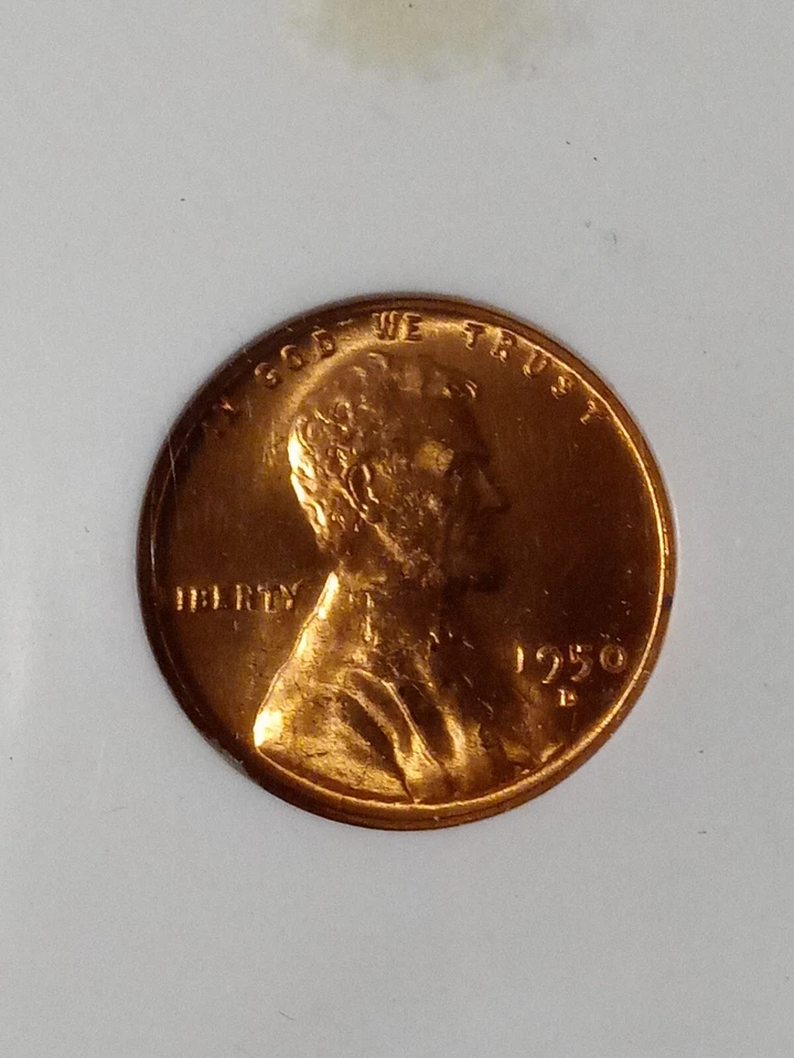 1950-D 1C Lincoln Wheat Penny NGC MS66 RD - 354582-030 - Image 2 of 4