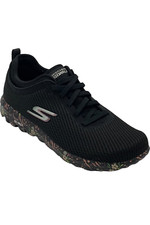 Skechers GOwalk Vegan Washable Bungee Sneakers Fiji Paradise Black