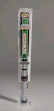 Star Wars JEDI 3ft Green Glowing Lightsaber w/Sound Effects - Hasbro 2005 , NEW