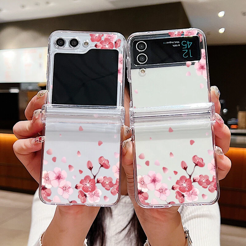 For Samsung Galaxy Z Flip6 Flip5 Flip4 3 Flower Bow Hinge Shockproof Case Cover - Image 3 of 4