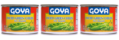 Goya Diced Green Chiles 3 Pack