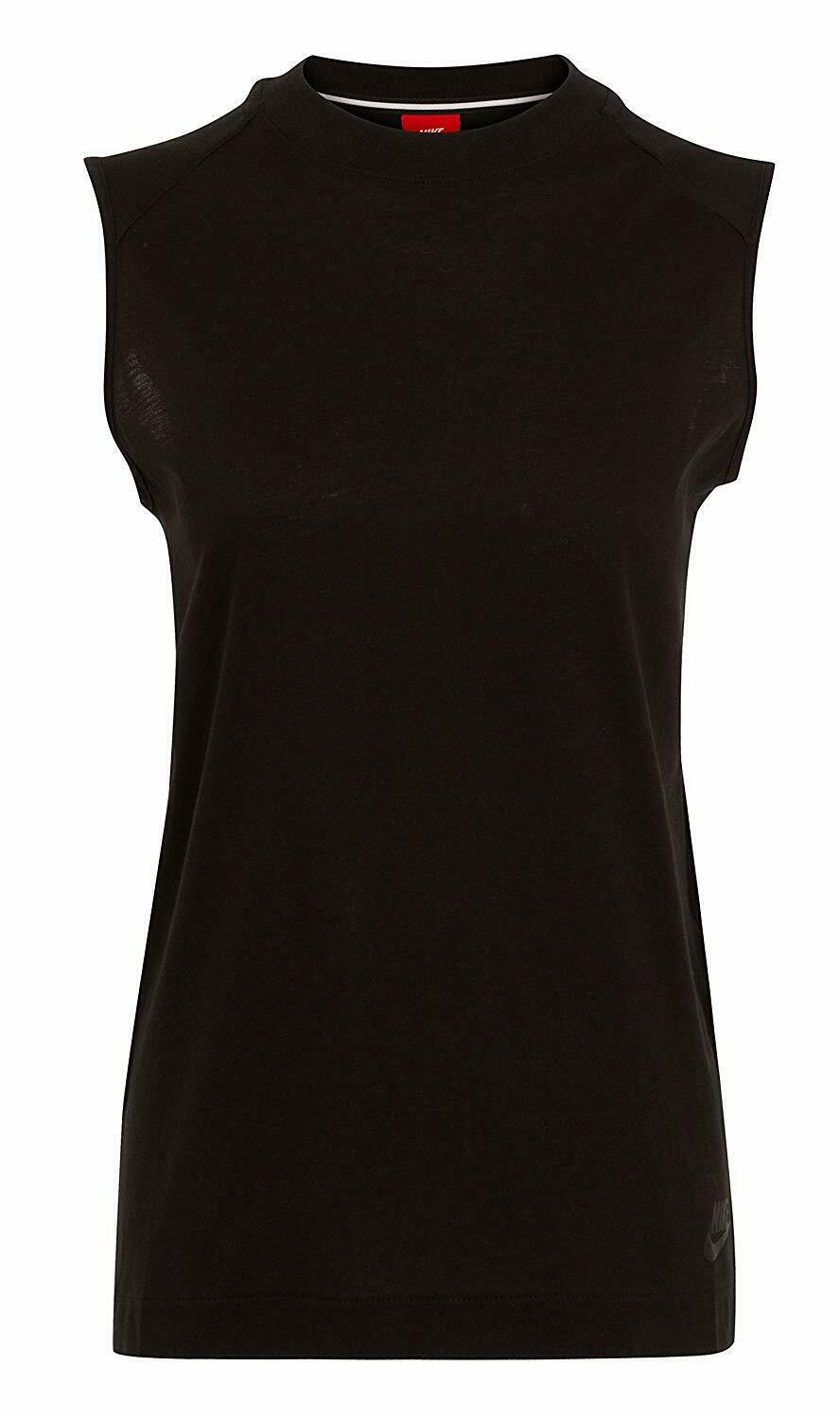 Женская спортивная одежда Nike черного цвета на бретелях /Топ без рукавов - XL