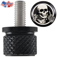Aluminum Screw Seat Bolt Mount Knob Cover Fit For Harley Davidson Touring 883