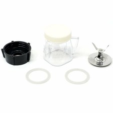 Oster Mini-Mezcla Tarro 4937, Hoja de Hielo 4961, Base de Tarro 4902 y 2 Juntas de Goma