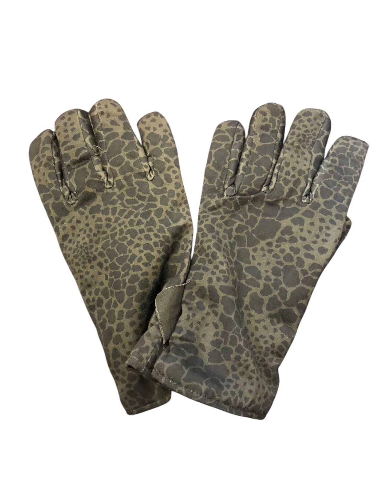 Polish Army gloves vintage Puma cold weather thermal gloves camo hiking hunting