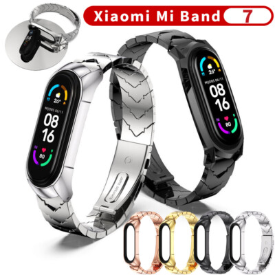 Band7 Stainless Steel Bracelet Wristband Strap For Xiaomi Mi Band 7 Smart Watch