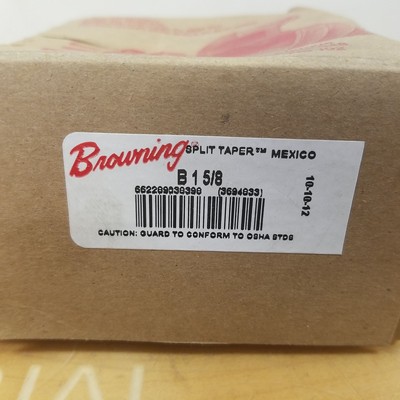 Bague D'entraînement Fendue Browning B 1 5/8 - Pour Arbre De 1-5/8 Pouce