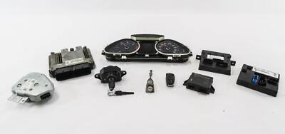 2012 AUDI Q7 (4L) 3.0L CATA TDI DIESEL ENGINE ECM BCM IMMOBILIZER MODULE KEY SET