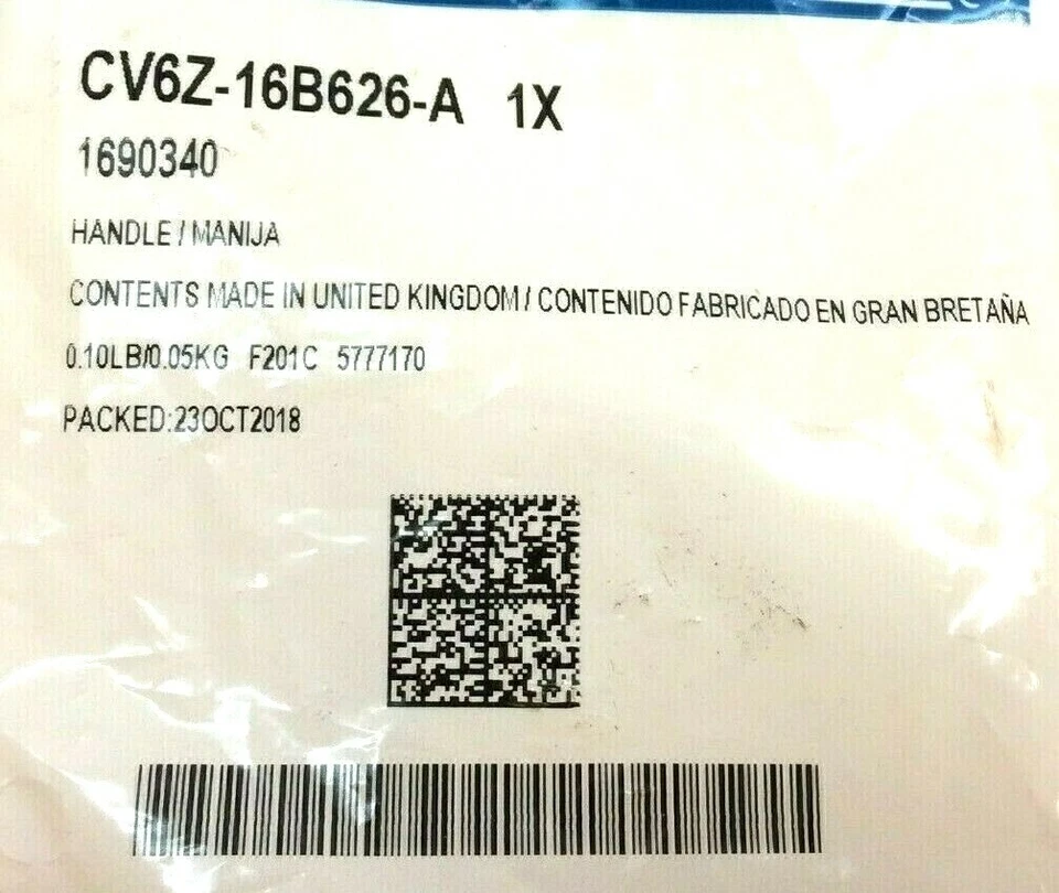 Nivel de manija de liberación del capó delantero negro Ford C-Max Ford Focus RS OEM CV6Z-16B626-A Foto 4 de 4