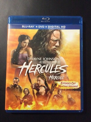 Hercules Blu-Ray + DVD + Digital HD 2014 Dwayne Johnson