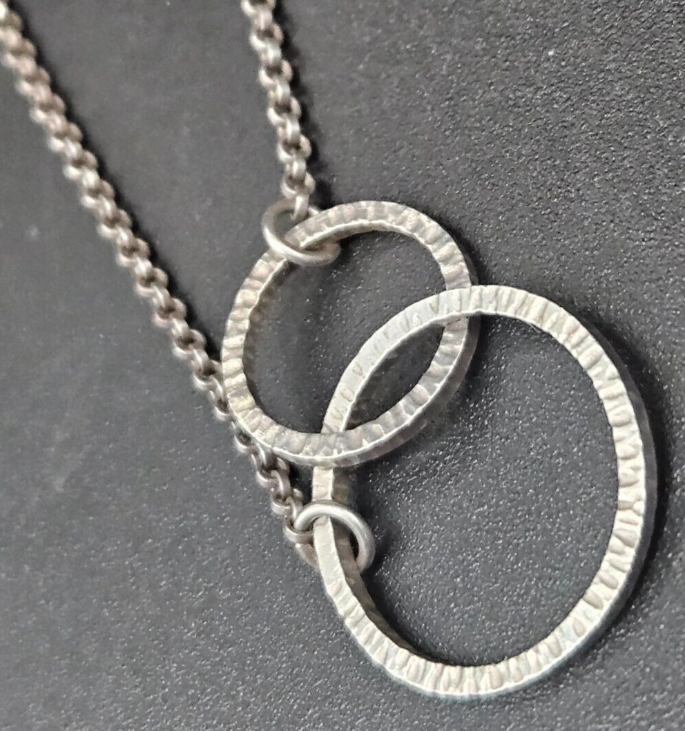 Silpada Designer 16" Interlocking Sweet Circles N… - image 5