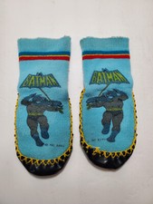 RARE Vintage Batman Children's Toastee Slipper Socks 1977 DC Comics by Dawnelle