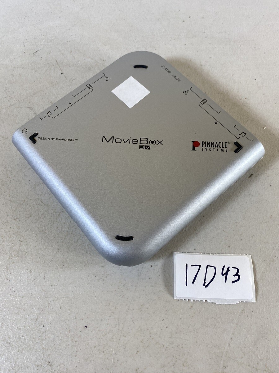 MovieBox DV video capture Pinnacle Systems GmbH working no plug