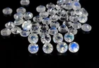 Natural Blue Rainbow Moonstone Round 2mm Lot Loose Gemstones Jewelry Making