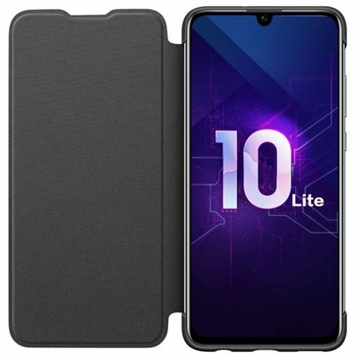 Honor Custodia a Libro 10 Lite, Nero