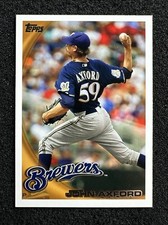 JOHN AXFORD #US-77 2010 Topps Update Series Milwaukee Brewers