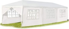 Tenda per feste 3x9 m gazebo tenda gazebo pieghevole con pareti laterali tenda per feste per matrimonio