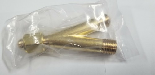 Oxygen clean Y Splitter B size 9/16"-18 CGA021 welding glassblowing pipemaking