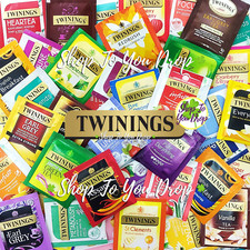 TWININGS TEA BAGS ASSORTED ENVELOPES STRING & TAG Black Herbal Fruit Blend🌿☕🍵