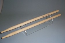 clear acrylic desk top display stand for signed drum stick drumstick pair drums