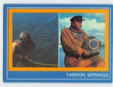 Postcard Sponge diver Tarpon Springs Florida USA