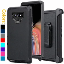 For Samsung Galaxy Note 9 Shockproof Case Belt Clip Fits Otterbox Defender 