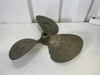 Brass Columbian Hydrolite Boat Propeller D18 P17 R For 1-1/4  Tapered Shaft