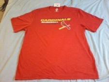 New St. Louis Cardinals TX3 Cool Base (Dri-Fit) Workout Shirt Men's Size 2XL 