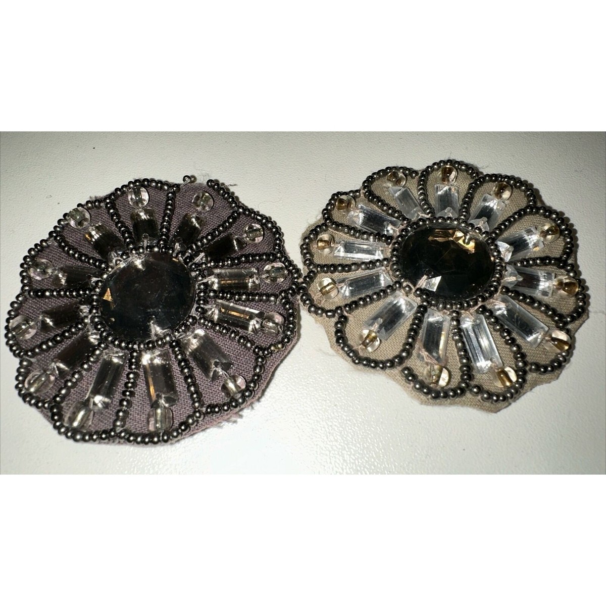 Ann Taylor Loft Hair Clip with embellished Faux Gems x2, J 