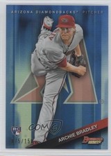 2015 Bowman's Best Blue Refractor 75/150 Archie Bradley #67 Rookie RC z6b