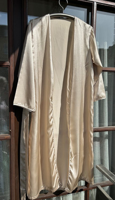 Cooler Satin Bademantel Größe S Top Zustand
